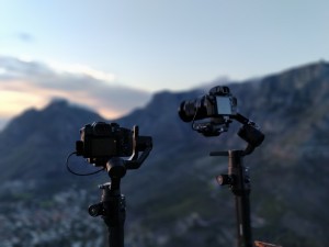 Remote filming on Table Mountain